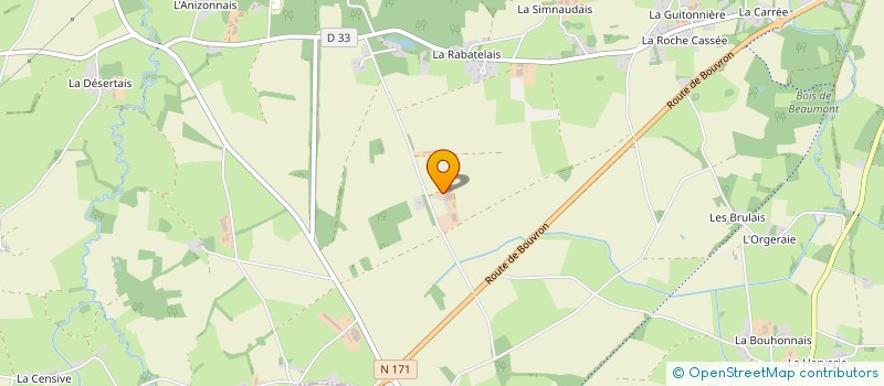 localisation de l'entreprise MONSIEUR GUILLAUME FRICAUD  BLAIN