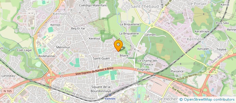 localisation de l'entreprise MONSIEUR GUILLAUME FRIN à VANNES