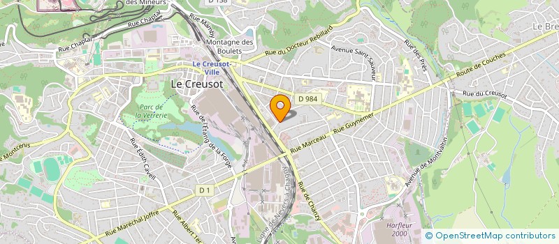 localisation de l'entreprise MONSIEUR GUILLAUME FURLANO  LE CREUSOT