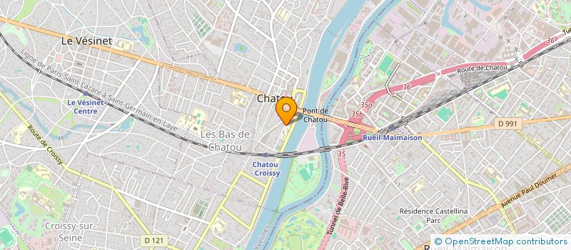 localisation de l'entreprise MONSIEUR GUILLAUME GAFFIOT  CHATOU