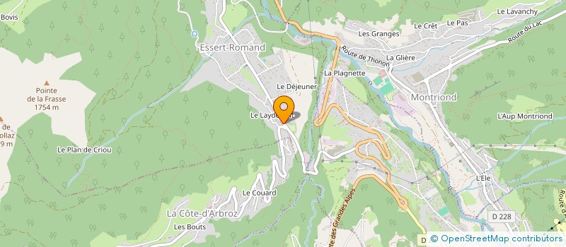 localisation de l'entreprise MONSIEUR GUILLAUME GAILLARD à ESSERT-ROMAND