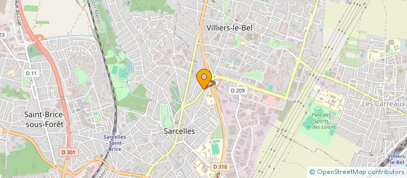 localisation de l'entreprise MONSIEUR GUILLAUME GALIDIE à SARCELLES