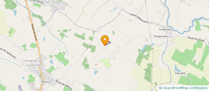 localisation de l'entreprise MONSIEUR GUILLAUME GALINAT  LEVIGNAC-DE-GUYENNE