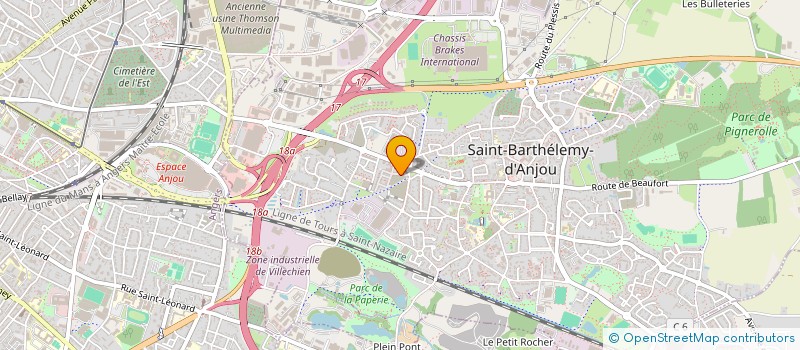 localisation de l'entreprise MONSIEUR GUILLAUME GALLENNE à ANGERS