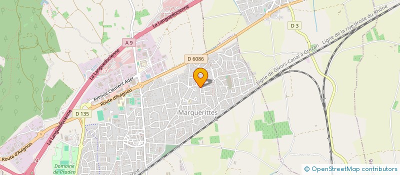 localisation de l'entreprise MONSIEUR GUILLAUME GALLET  MARGUERITTES