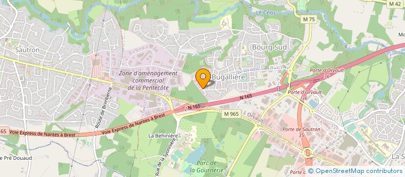 localisation de l'entreprise MONSIEUR GUILLAUME GALLOT à ORVAULT
