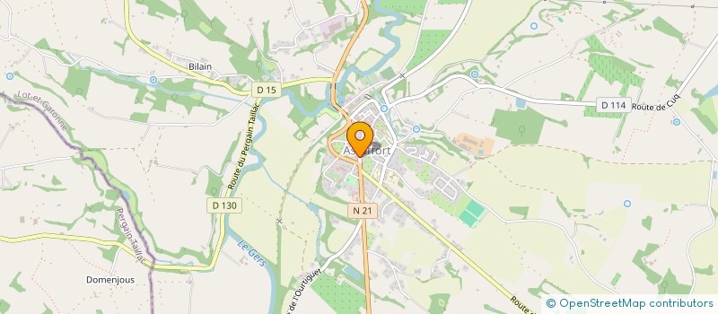 localisation de l'entreprise MONSIEUR GUILLAUME GAMBRELLE  ASTAFFORT