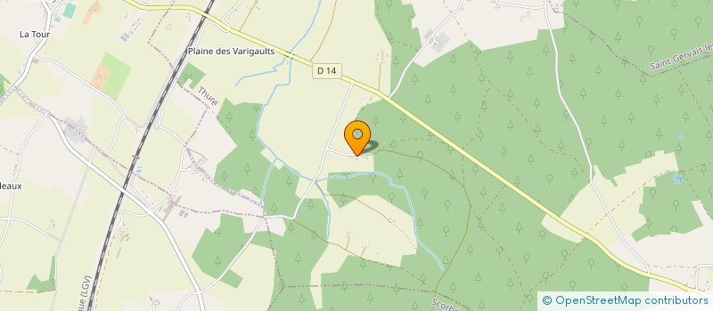 localisation de l'entreprise MONSIEUR GUILLAUME GANDIN  THURE