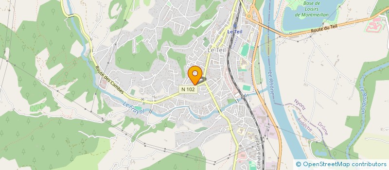 localisation de l'entreprise MONSIEUR GUILLAUME GANDON  LE TEIL