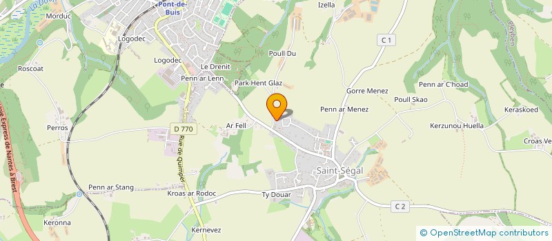 localisation de l'entreprise MONSIEUR GUILLAUME GANNAT  SAINT-SEGAL