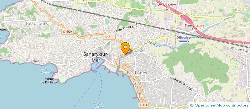 localisation de l'entreprise MONSIEUR GUILLAUME GARCIA à SANARY-SUR-MER
