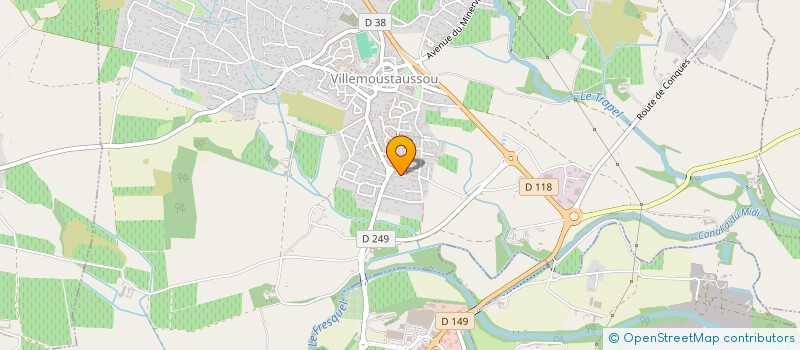 localisation de l'entreprise MONSIEUR GUILLAUME GARCIA  VILLEMOUSTAUSSOU