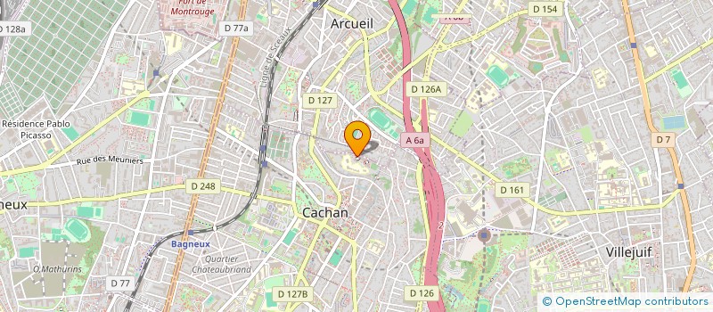 localisation de l'entreprise MONSIEUR GUILLAUME GARCON  CACHAN