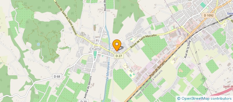 localisation de l'entreprise MONSIEUR GUILLAUME GARDETTE  CHATTE