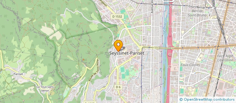 localisation de l'entreprise MONSIEUR GUILLAUME GAREGNEAUX  SEYSSINET-PARISET