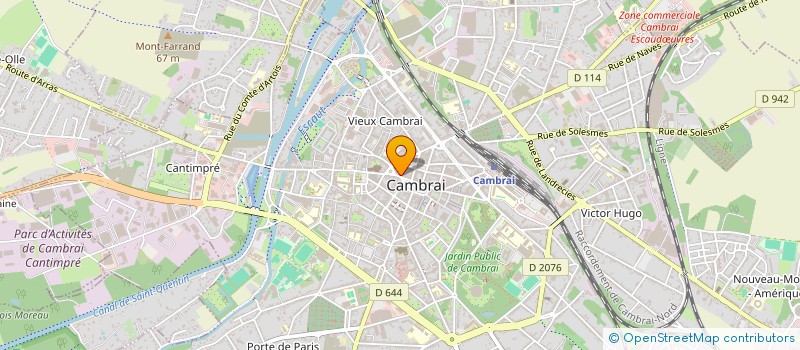 localisation de l'entreprise MONSIEUR GUILLAUME GARIN  CAMBRAI