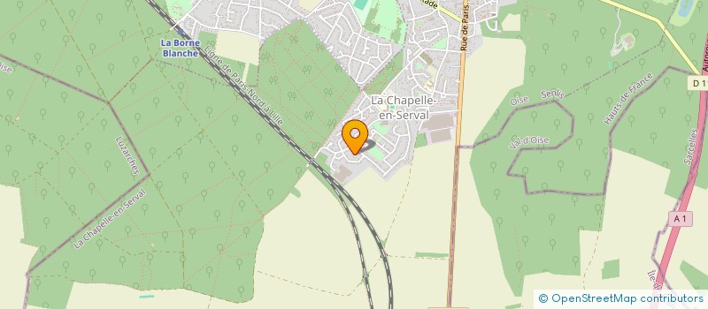 localisation de l'entreprise MONSIEUR GUILLAUME GARNERET  LA CHAPELLE-EN-SERVAL