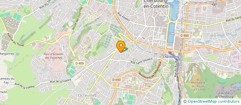 localisation de l'entreprise MONSIEUR GUILLAUME GARNIER  CHERBOURG-EN-COTENTIN