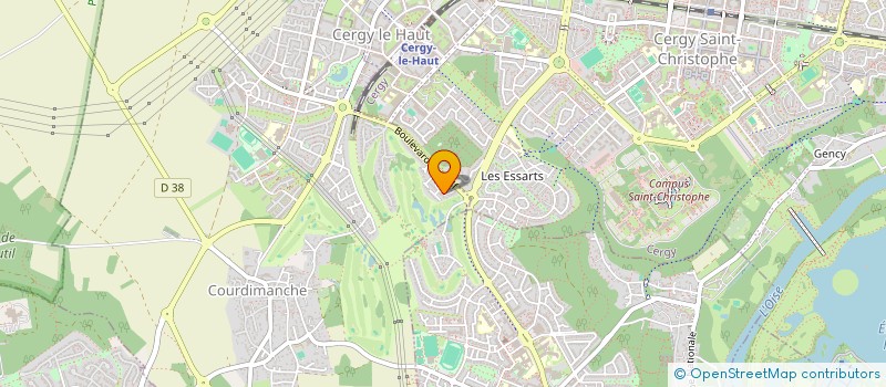 localisation de l'entreprise MONSIEUR GUILLAUME GARNIER  SANNOIS