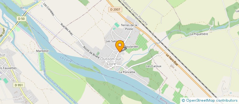 localisation de l'entreprise MONSIEUR GUILLAUME GARNIER  OUSSON-SUR-LOIRE