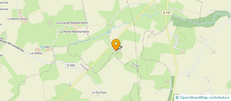 localisation de l'entreprise MONSIEUR GUILLAUME GASNIER  ERNEE