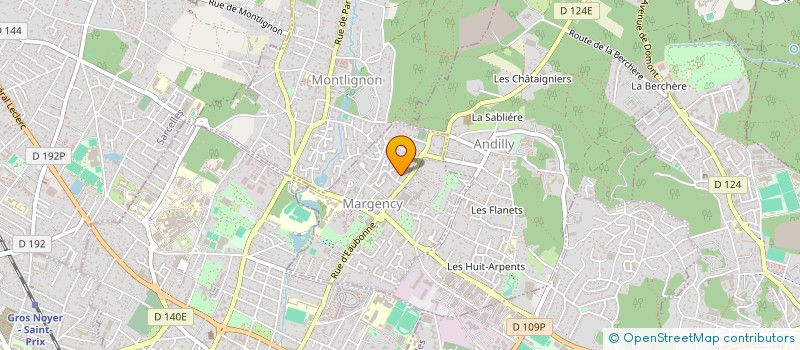 localisation de l'entreprise MONSIEUR GUILLAUME GASNOT  MARGENCY