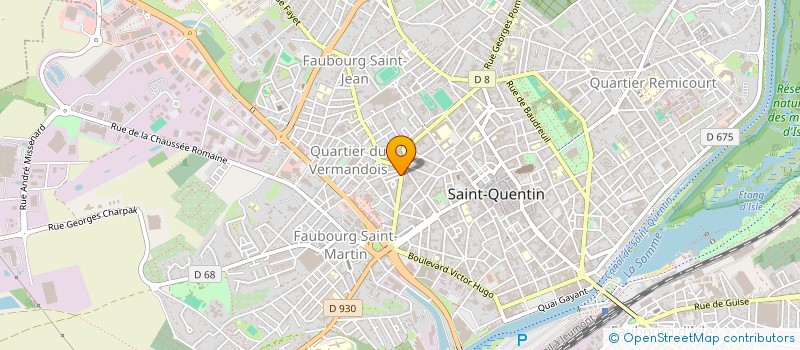 localisation de l'entreprise MONSIEUR GUILLAUME GASPAR à SAINT-QUENTIN