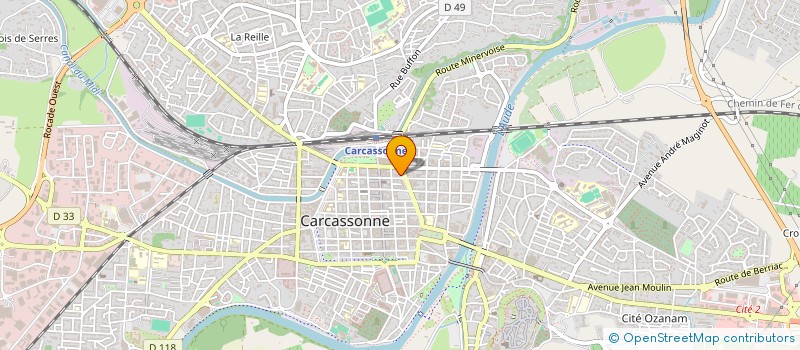 localisation de l'entreprise MONSIEUR GUILLAUME GASPARINI  CARCASSONNE