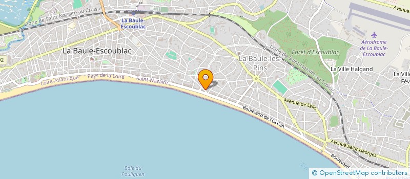 localisation de l'entreprise MONSIEUR GUILLAUME GATHERON à LA BAULE-ESCOUBLAC