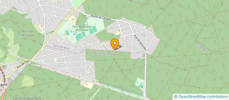 localisation de l'entreprise MONSIEUR GUILLAUME GAUCHET  SUCY-EN-BRIE