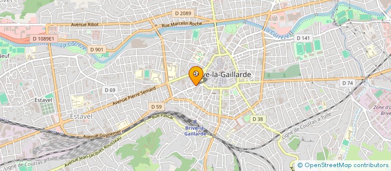 localisation de l'entreprise MONSIEUR GUILLAUME GAUCHET à BRIVE-LA-GAILLARDE