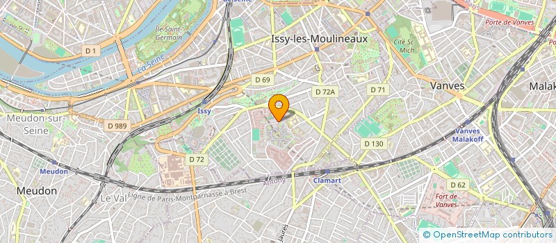 localisation de l'entreprise MONSIEUR GUILLAUME GAUDE à ISSY-LES-MOULINEAUX