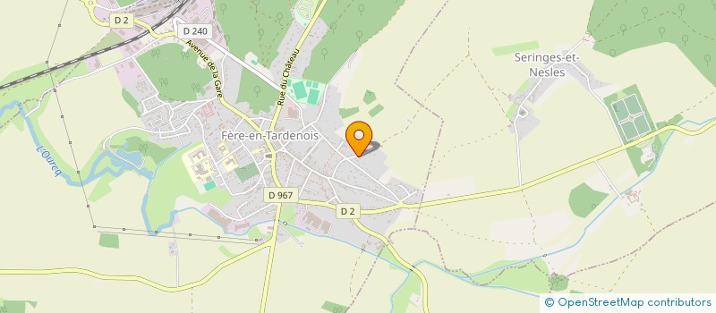 localisation de l'entreprise MONSIEUR GUILLAUME GAUDEAUX  FERE-EN-TARDENOIS