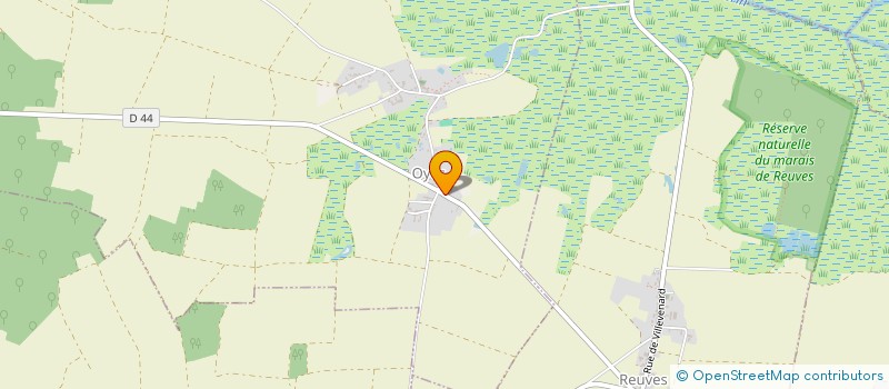 localisation de l'entreprise MONSIEUR GUILLAUME GAUGAIN  OYES