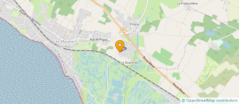 localisation de l'entreprise MONSIEUR GUILLAUME GAUTHIER  LES MOUTIERS-EN-RETZ