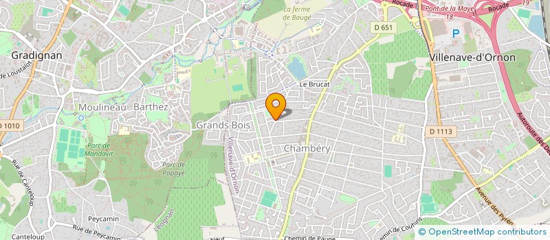 localisation de l'entreprise MONSIEUR GUILLAUME GAUTHIER  VILLENAVE-D'ORNON