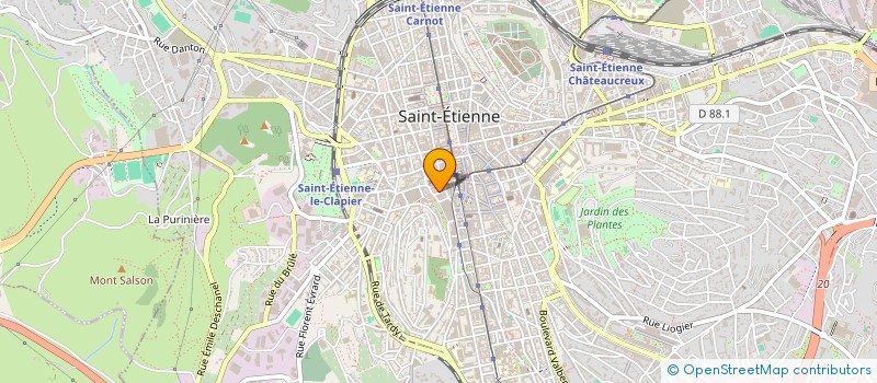 localisation de l'entreprise MONSIEUR GUILLAUME GAUTHIER  SAINT-ETIENNE