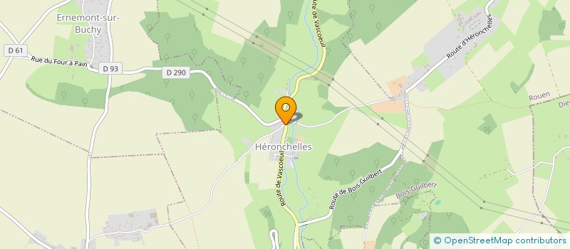 localisation de l'entreprise MONSIEUR GUILLAUME GAUTIER  HERONCHELLES