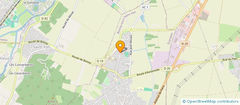 localisation de l'entreprise MONSIEUR GUILLAUME GAVORY  BOISSY-SOUS-SAINT-YON