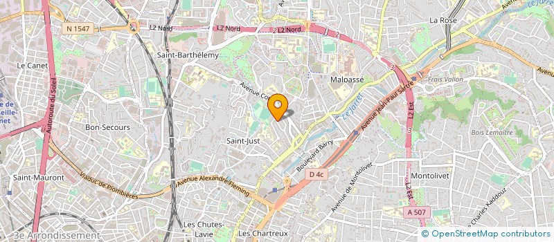 localisation de l'entreprise MONSIEUR GUILLAUME GAY à MARSEILLE