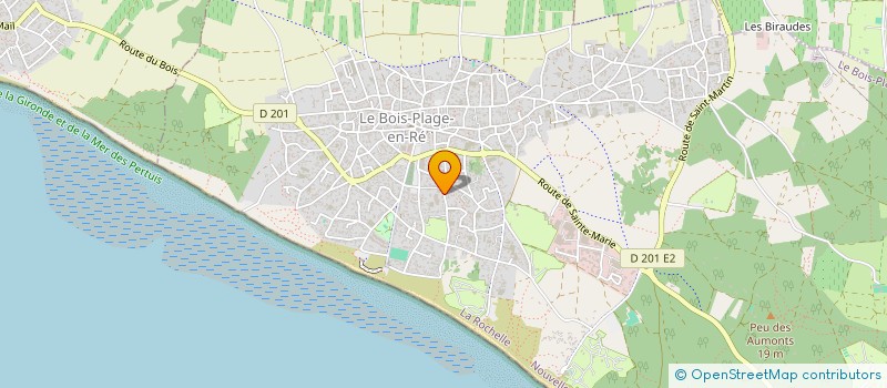 localisation de l'entreprise MONSIEUR GUILLAUME GAZONNEAU  LE BOIS-PLAGE-EN-RE