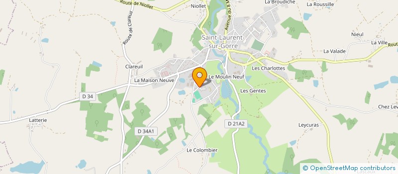 localisation de l'entreprise MONSIEUR GUILLAUME GEANT à SAINT-LAURENT-SUR-GORRE