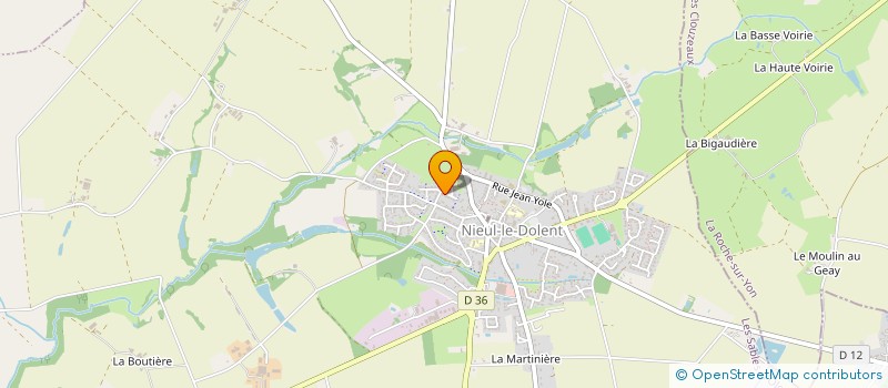 localisation de l'entreprise MONSIEUR GUILLAUME GECHTER  NIEUL-LE-DOLENT