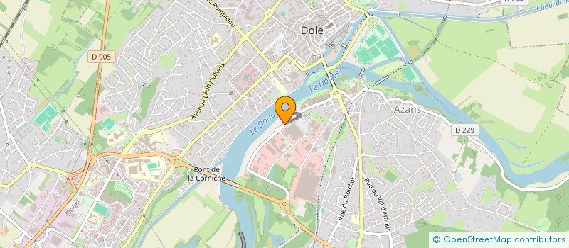 localisation de l'entreprise MONSIEUR GUILLAUME GELIN à DOLE