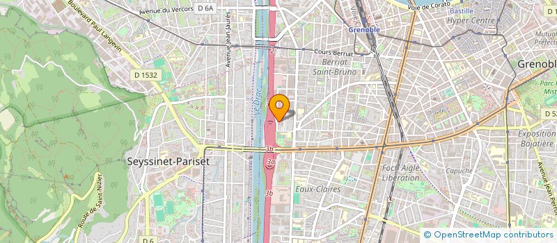 localisation de l'entreprise MONSIEUR GUILLAUME GELIN  GRENOBLE