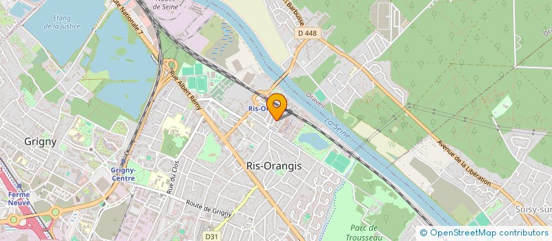 localisation de l'entreprise MONSIEUR GUILLAUME GELINEAU à RIS-ORANGIS