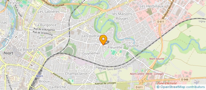 localisation de l'entreprise MONSIEUR GUILLAUME GENEAU  NIORT