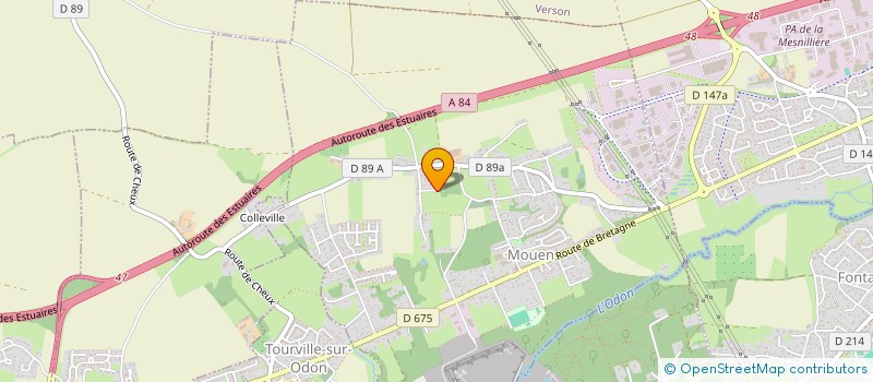 localisation de l'entreprise MONSIEUR GUILLAUME GENEAU  MOUEN