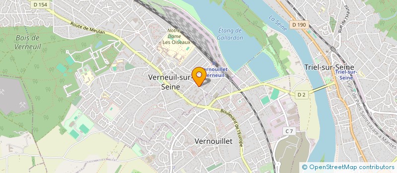 localisation de l'entreprise MONSIEUR GUILLAUME GENET à VERNEUIL-SUR-SEINE