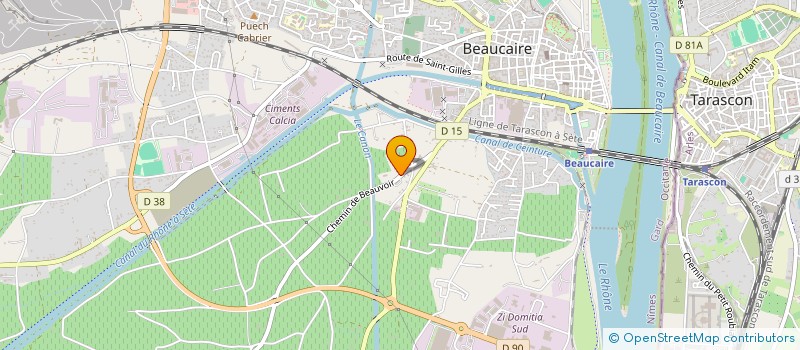 localisation de l'entreprise MONSIEUR GUILLAUME GENETET à BEAUCAIRE